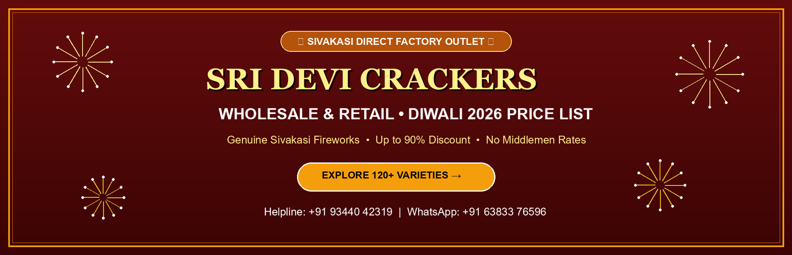 Sri Devi Crackers - Sivakasi Crackers